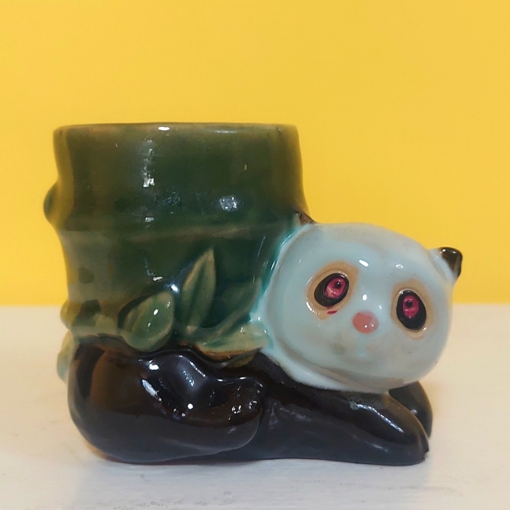 Panda Bamboo Planter